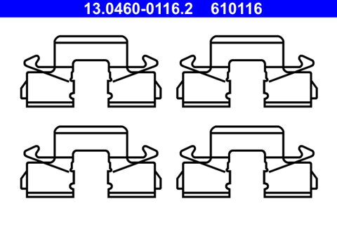 Obrázok Sada príslużenstva oblożenia kotúčovej brzdy ATE 13.0460-0116.2