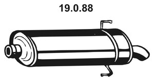 Obrázok Koncový tlmič výfuku Eberspächer Exhaust Aftermarket GmbH &C 19.0.88