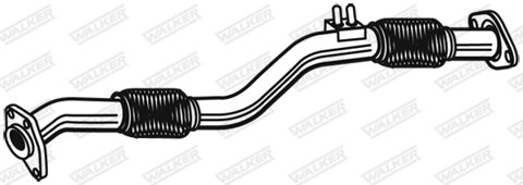 Obrázok Výfukové potrubie WALKER - Tenneco Automotive Europe NV 08992