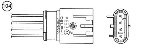 Obrázok Lambda sonda NGK 0056