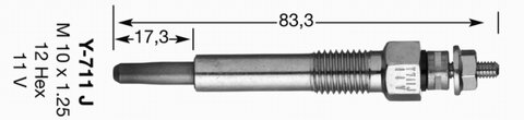 Obrázok żeraviaca sviečka NGK 4467