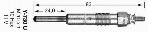 Obrázok żeraviaca sviečka NGK 6704