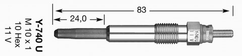 Obrázok żeraviaca sviečka NGK 4818