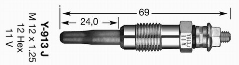 Obrázok żeraviaca sviečka NGK 5317