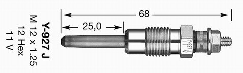 Obrázok żeraviaca sviečka NGK 4916