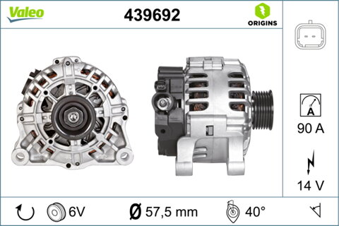 Obrázok Alternátor Valeo Service 439692