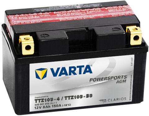 Obrázok Motobatéria VARTA TTZ10S-BS/YTZ10S-BS, 8 Ah, 12 V (508 901 015 A51 4)