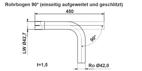 Obrázok Vyfukove potrubie, univerzalne ERNST 461498