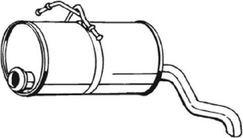 Obrázok Koncový tlmič výfuku Bosal Deutschland GmbH 135-225