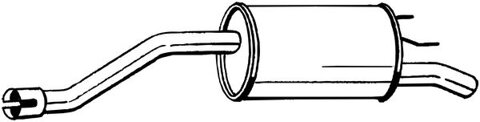 Obrázok Koncový tlmič výfuku Bosal Deutschland GmbH 185-359