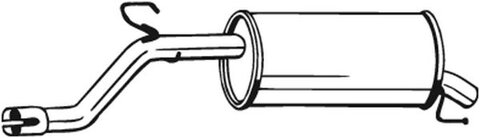 Obrázok Koncový tlmič výfuku Bosal Deutschland GmbH 185-189