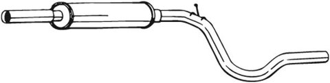 Obrázok Stredný tlmič výfuku Bosal Deutschland GmbH 279-119