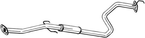 Obrázok Stredný tlmič výfuku Bosal Deutschland GmbH 292-349