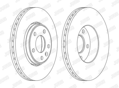 Obrázok Brzdový kotúč JURID 562241JC-1