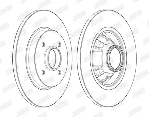 Obrázok Brzdový kotúč JURID 562611J-1