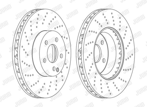 Obrázok Brzdový kotúč JURID 562634JC-1