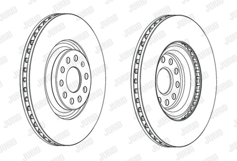 Obrázok Brzdový kotúč JURID 562663JC-1