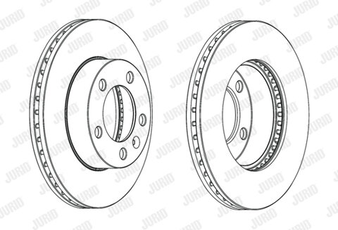 Obrázok Brzdový kotúč JURID 562713JC-1
