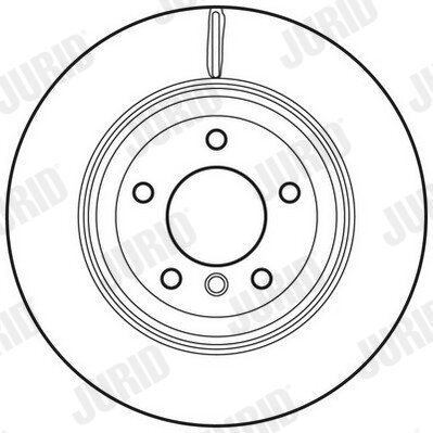 Obrázok Brzdový kotúč JURID 562721JC