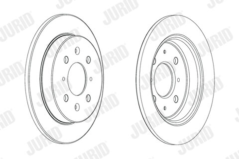 Obrázok Brzdový kotúč JURID 562851JC