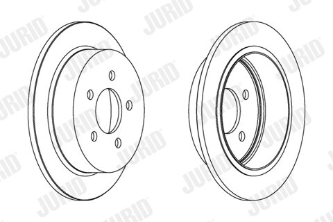 Obrázok Brzdový kotúč JURID 562880JC