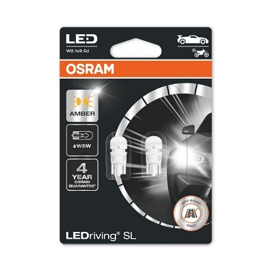 Obrázok žiarovka pre osvetlenie vnútorného priestoru OSRAM LEDriving® SL LED, 12V, 0,5W, W2,1x9,5d 2827DYP-02B (2827DYP02B)