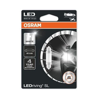 Obrázok OSRAM LEDriving SL C5W dĺžka 41 mm Studená biela 6000K 12 V jeden kus v balení (6413DWP-01B)