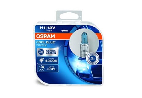 Obrázok OSRAM H1 12V 55W Cool Blue Intense P14.5s 64150CBI-HCB