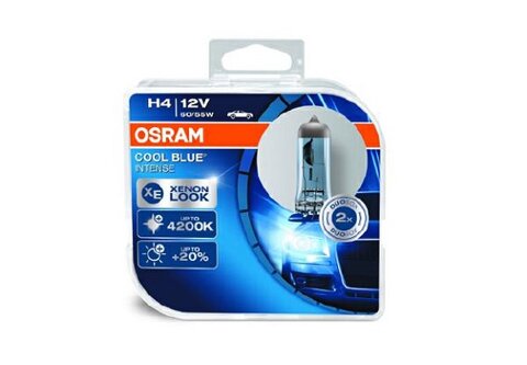 Obrázok OSRAM Cool Blue Intense 4200K H4 BOX 12V 60/55W, 64193CBI  