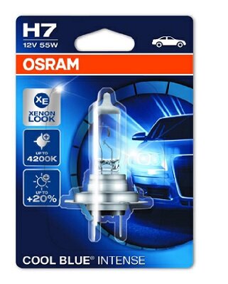 Obrázok OSRAM H7 12V 55W Cool Blue Intense PX26d 64210CBI-01B