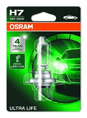 Obrázok OSRAM H7 12V 55W Ultra Life PX26D 64210ULT-01B