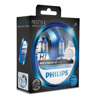 Obrázok PHILIPS Autožiarovka H7 12V ColorVision Blue 2ks