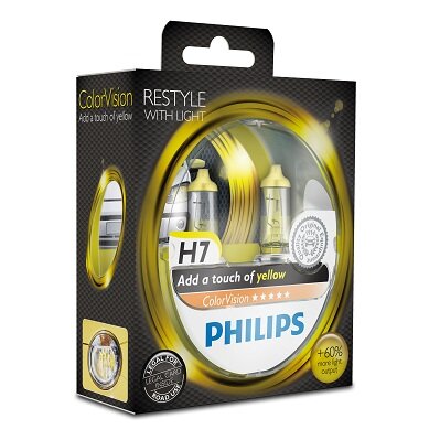 Obrázok PHILIPS Autožiarovka H7 12V ColorVision Yellow 2ks