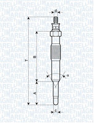 Obrázok żeraviaca sviečka MAGNETI MARELLI 062900017304