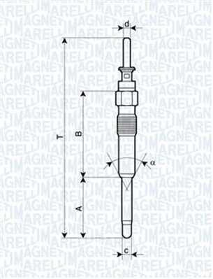 Obrázok żeraviaca sviečka MAGNETI MARELLI 062900023304