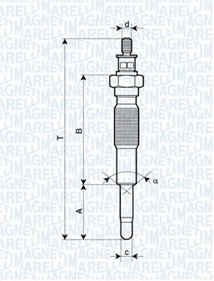 Obrázok żeraviaca sviečka MAGNETI MARELLI 062900063304