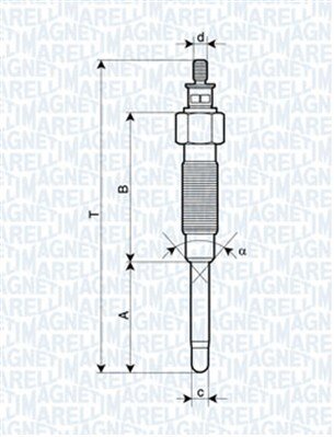 Obrázok żeraviaca sviečka MAGNETI MARELLI 062900065304