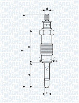 Obrázok żeraviaca sviečka MAGNETI MARELLI 062500300304