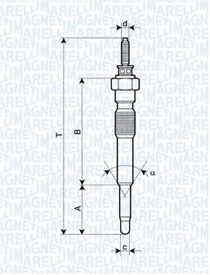 Obrázok żeraviaca sviečka MAGNETI MARELLI 062900068304