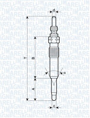 Obrázok żeraviaca sviečka MAGNETI MARELLI 062900071304