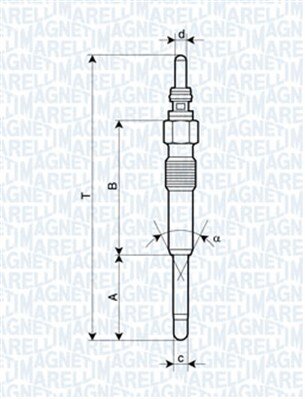 Obrázok żeraviaca sviečka MAGNETI MARELLI 062900085304