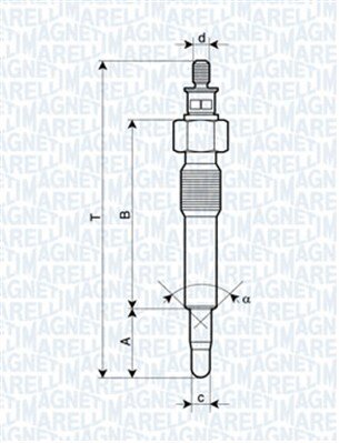 Obrázok żeraviaca sviečka MAGNETI MARELLI 062583202304