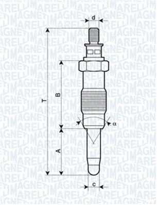 Obrázok żeraviaca sviečka MAGNETI MARELLI 062583003304