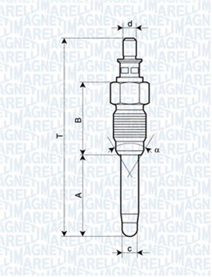 Obrázok żeraviaca sviečka MAGNETI MARELLI 062900059304