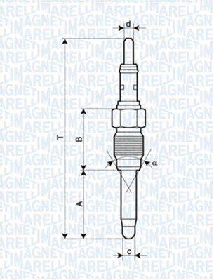 Obrázok żeraviaca sviečka MAGNETI MARELLI 062900084304