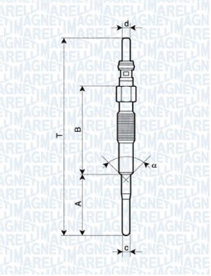 Obrázok żeraviaca sviečka MAGNETI MARELLI 062900079304