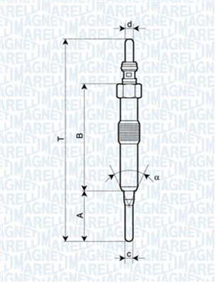 Obrázok żeraviaca sviečka MAGNETI MARELLI 062900089304