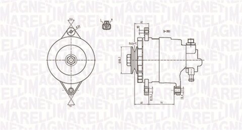 Obrázok Alternátor MAGNETI MARELLI 063731172010