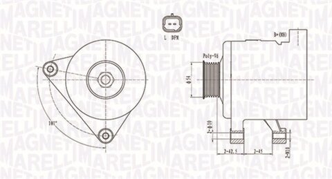 Obrázok Alternátor MAGNETI MARELLI 063731498010