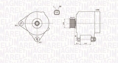 Obrázok Alternátor MAGNETI MARELLI 063731768010